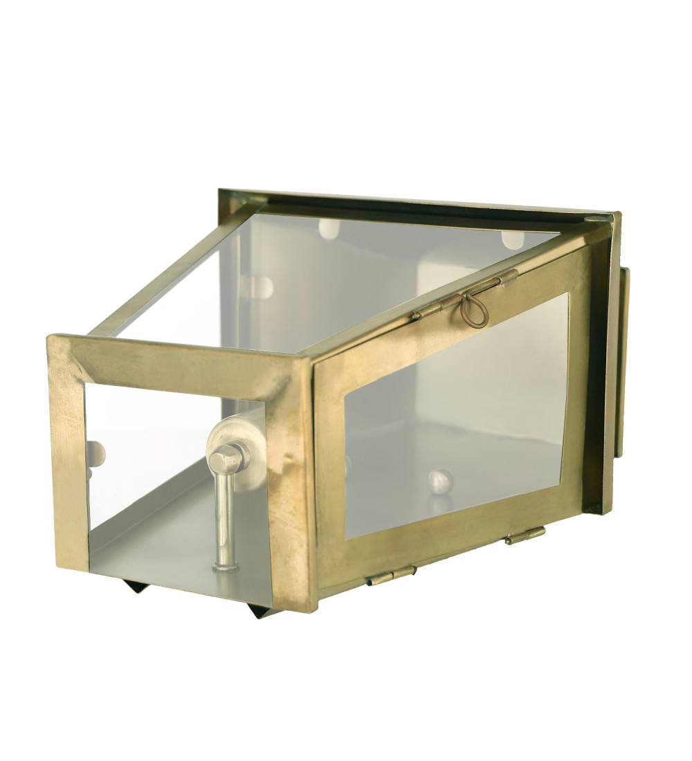 APPLIQUE MURALE DAMPIERRE LAITON (SANS CULOT)