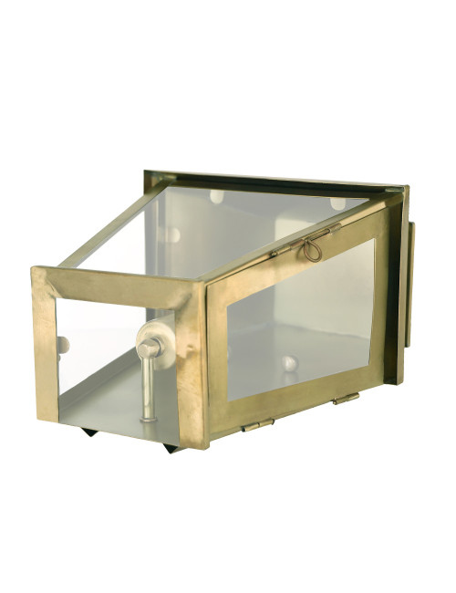 APPLIQUE MURALE DAMPIERRE LAITON (SANS CULOT)