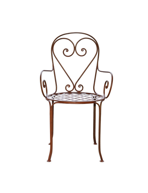 FAUTEUIL COEUR EN FER