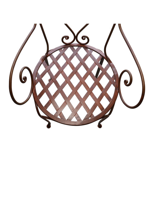 FAUTEUIL COEUR EN FER