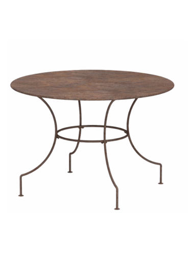 LARGE ROUND IRON TABLE 110