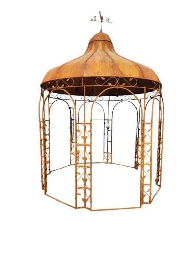 ROUND IRON KIOSK WITH ROOF D300