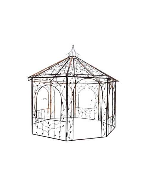 KIOSQUE OCTOGONAL FEUILLES ERABLE H320